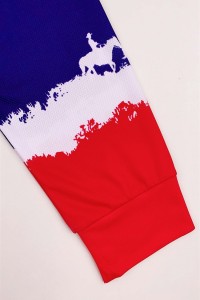 Design Contrasting Collar Men's Sublimation Polo Shirt Customized Full Fit Dye Sublimation Polo Shirt Dye Sublimation Garment Factory Long Sleeve Sublimation Polo Shirt Supplier  Australia outing activities  P1468 detail view-3